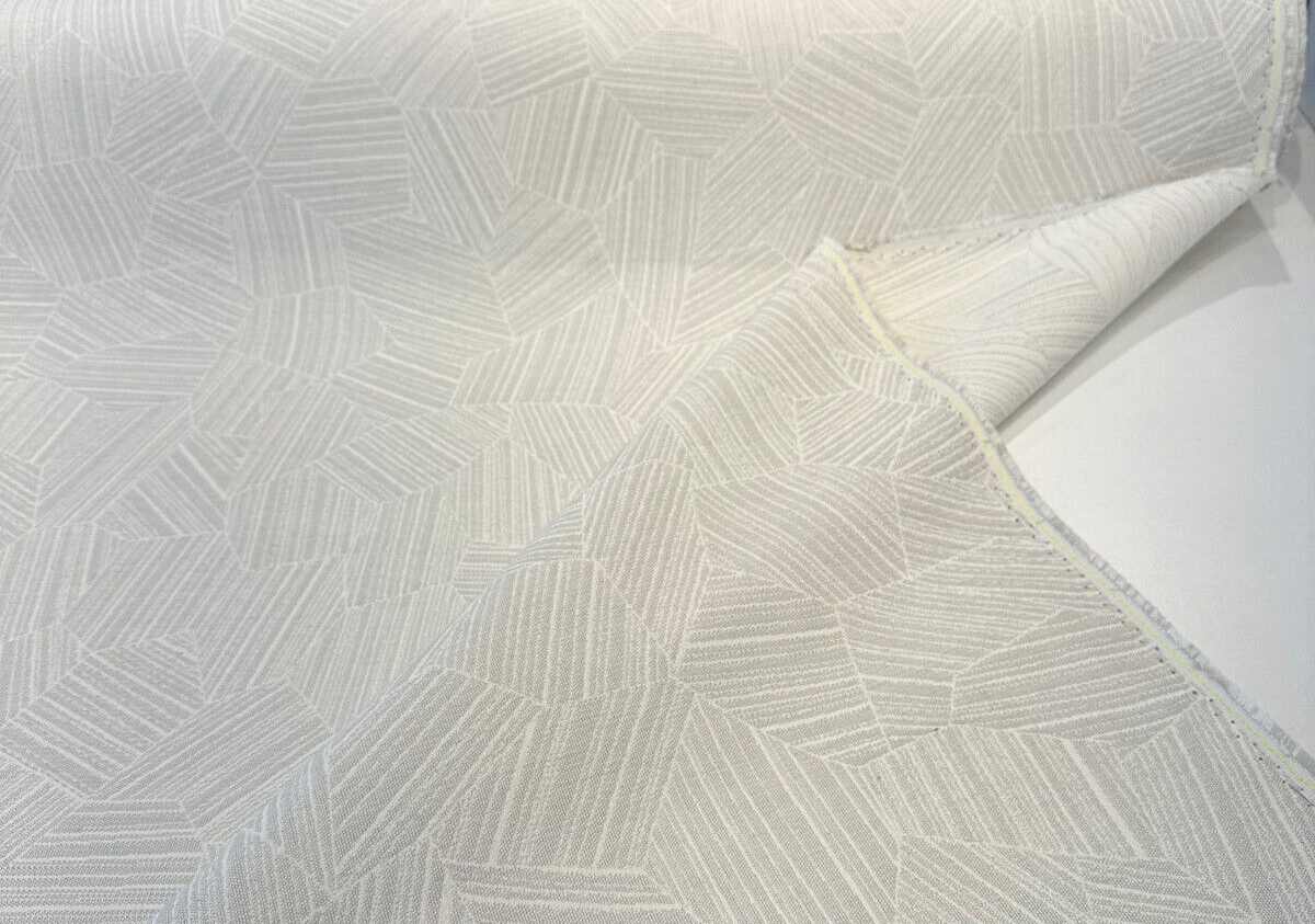 Sunbrella Leaf Structure Acrylic Fabric - Cloud Gray Leaf Pattern, 54" Width (1 Yard)