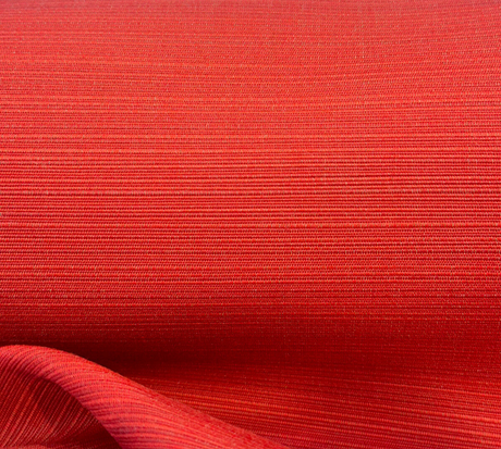Sunbrella Dupione Acrylic Fabric - Crimson Red, Railroaded Solid & Variegated, 54" Width (1 Yard)