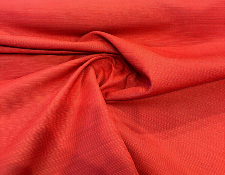 Sunbrella Dupione Acrylic Fabric - Crimson Red, Railroaded Solid & Variegated, 54" Width (1 Yard)