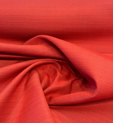 Sunbrella Dupione Acrylic Fabric - Crimson Red, Railroaded Solid & Variegated, 54" Width (1 Yard)