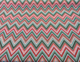 Fischer Sunbrella Emerald Chevron Solution Dyed Acrylic Fabric - Emerald Chevron, 54" Width (1 Yard)