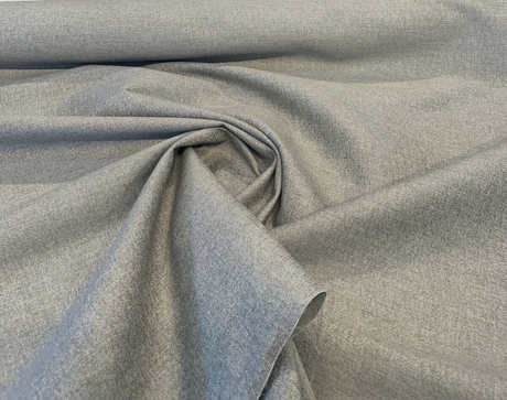 Sunbelievable Topsail Nature Gray Solution Dyed Acrylic Polyester Fabric - Nature Gray, Solid Color, 59" Width (By The Yard)