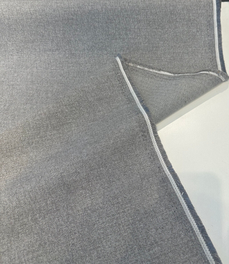 Sunbelievable Topsail Nature Gray Solution Dyed Acrylic Polyester Fabric - Nature Gray, Solid Color, 59" Width (By The Yard)