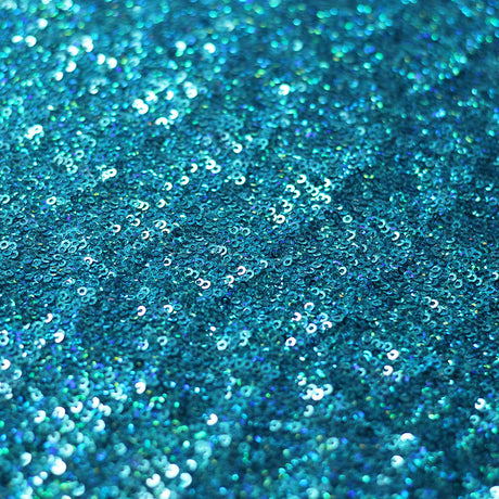 SC Glamour Shiny Sequins Nylon Spandex Fabric - Multiple Colors, Round Sequins, 54/56" Width (1 Yard)