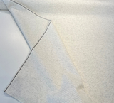Sunbelievable Performance Chenille Cove Canvas Acrylic Polyester Fabric - Canvas White Off White Hints Of Gray, 59" Width (1 Yard)