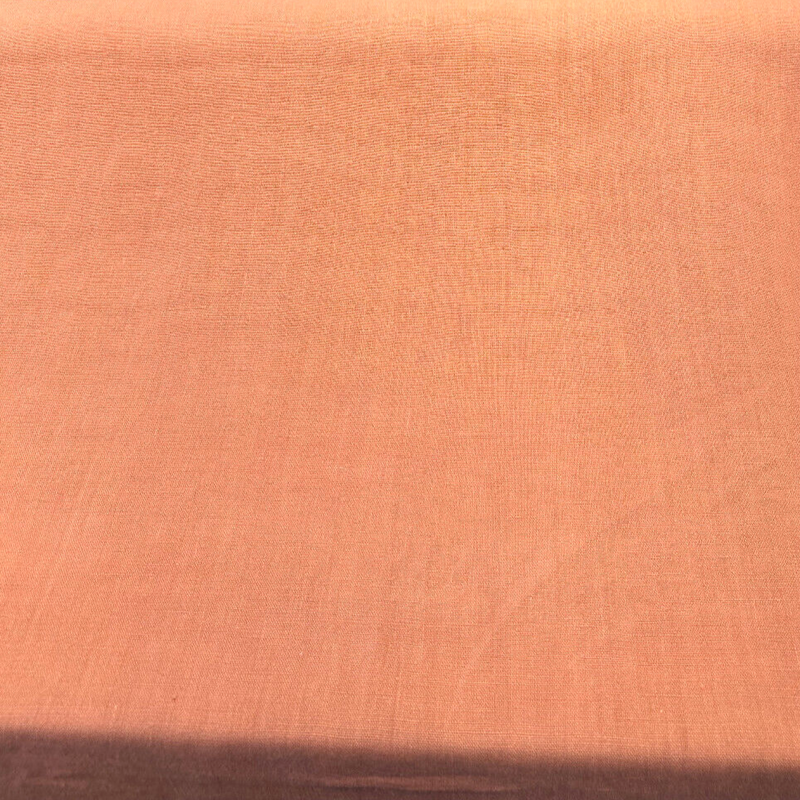 Don Giovanni Linen Fabric - Sunset Peach, 54" Width (1 Yard)
