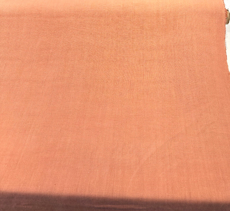 Don Giovanni Linen Fabric - Sunset Peach, 54" Width (1 Yard)