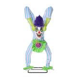 5 ft. Motion Activated Laughing Handstand Clown Animatronic (Haunted Living)