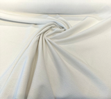 Sunbelievable Performance Chenille Cove White Acrylic Upholstery Fabric - White, Solid, 59" Width (1 Yard)