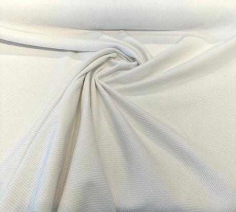 Sunbelievable Performance Chenille Cove White Acrylic Upholstery Fabric - White, Solid, 59" Width (1 Yard)