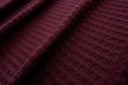 Waffle Stretch Knit Fabric Solid