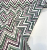 Fischer Sunbrella Amethyst Chevron Solution Dyed Acrylic Fabric - Amethyst Chevron, 54" Width (1 Yard)