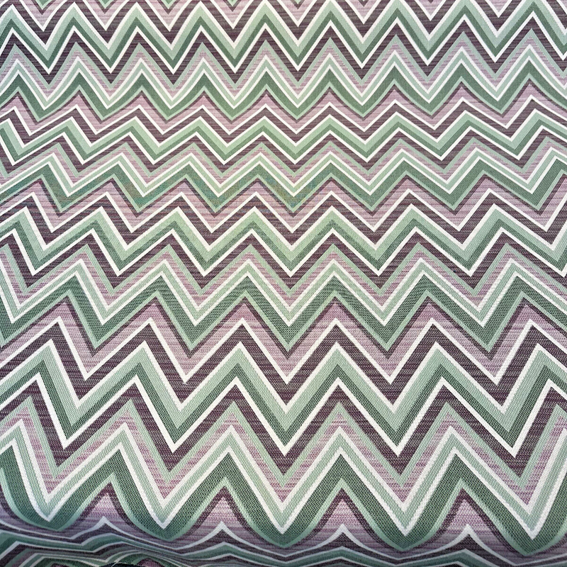 Fischer Sunbrella Amethyst Chevron Solution Dyed Acrylic Fabric - Amethyst Chevron, 54" Width (1 Yard)