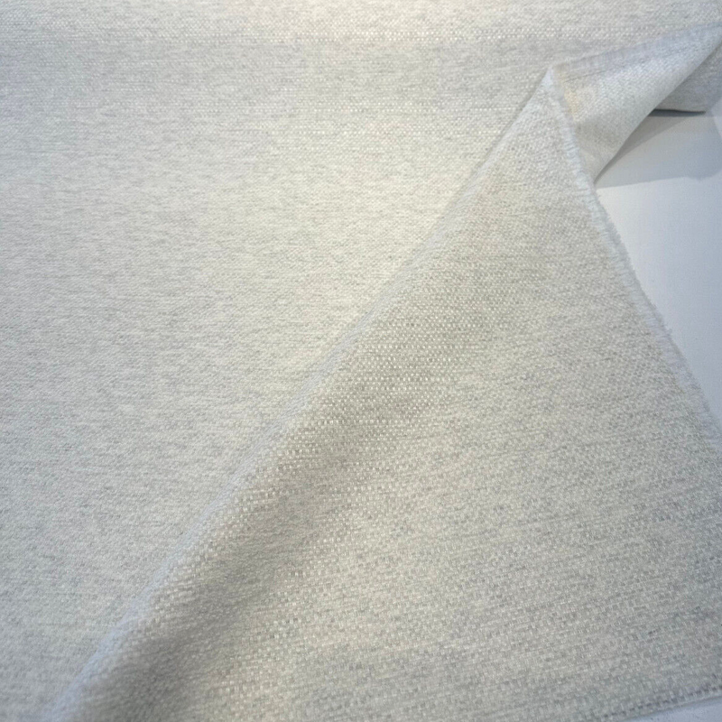 Sunbelievable Performance Chenille Surf Canvas Upholstery Fabric - Canvas Beige White Gray Mix, 59" Width (By The Yard)