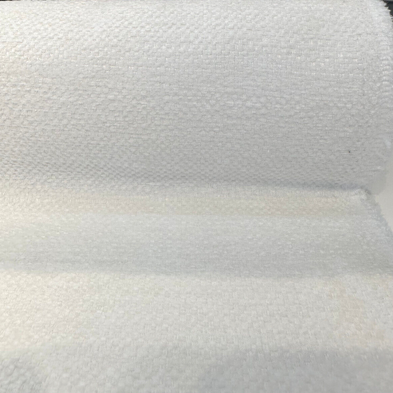Sunbelievable Chenille Performance Upholstery Fabric - Pearl Beige Surf, Solid, 59" Width (By The Yard)
