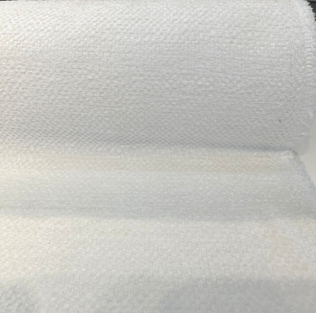 Sunbelievable Chenille Performance Upholstery Fabric - Pearl Beige Surf, Solid, 59" Width (By The Yard)