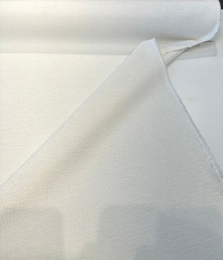 Sunbelievable Chenille Performance Upholstery Fabric - Pearl Beige Surf, Solid, 59" Width (By The Yard)