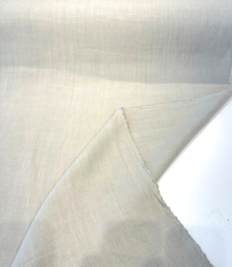 Don Giovanni Linen Fabric - Fog Gray, 54" Width (1 Yard)
