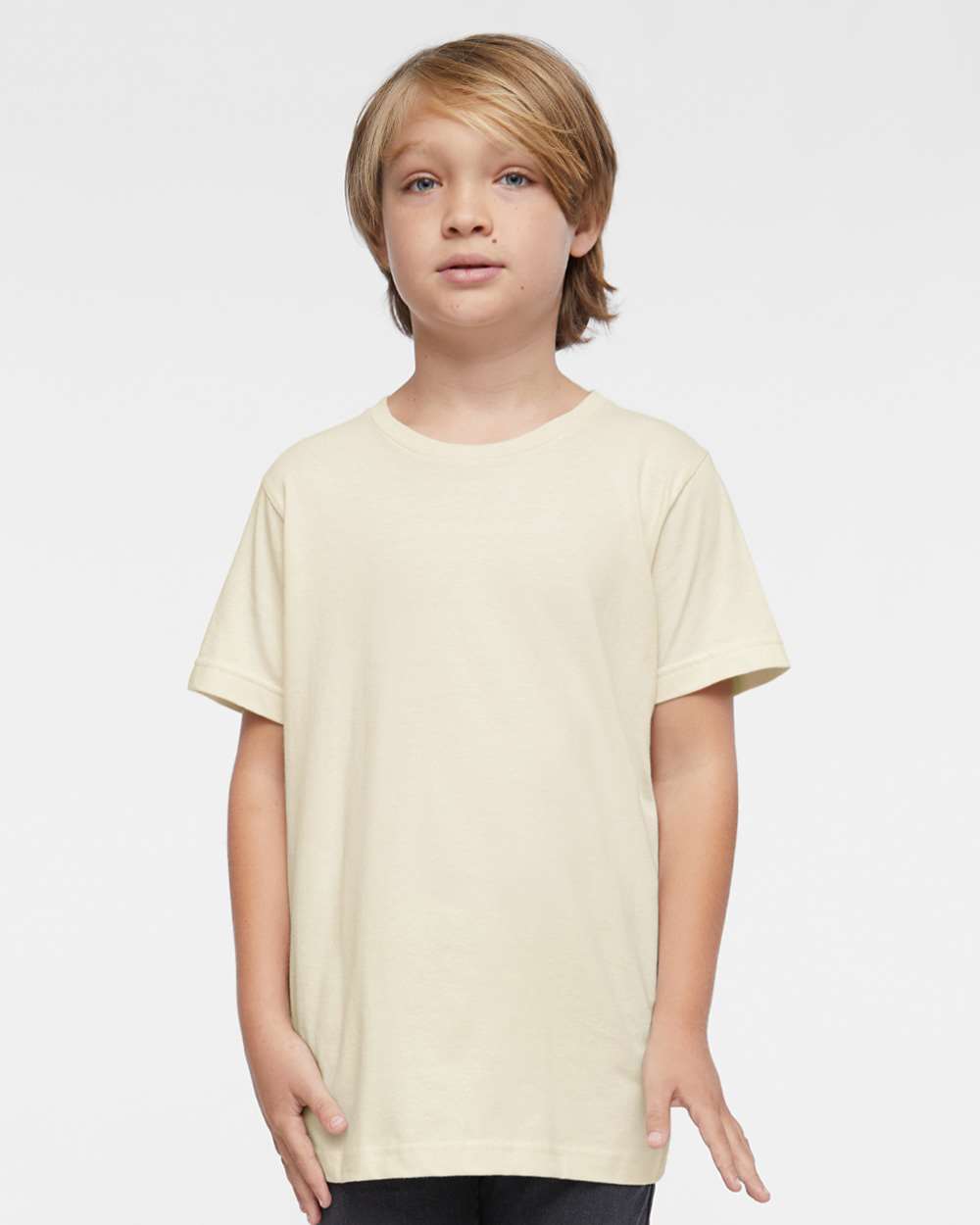 Youth Fine Jersey Crewneck Short Sleeve Tee