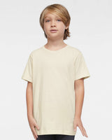 Youth Fine Jersey Crewneck Short Sleeve Tee