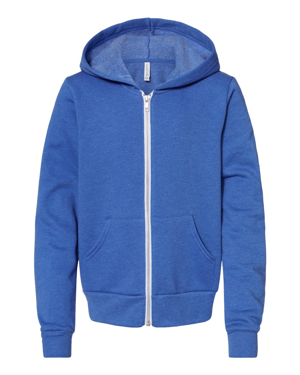 BELLA + CANVAS® Youth Sponge Fleece Full-Zip Hoodie - 3739Y