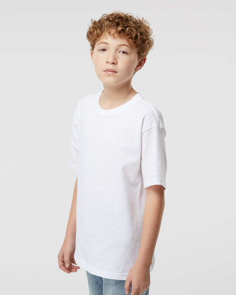 Youth Gold Soft Touch Crewneck Short Sleeve T-Shirt
