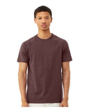 BELLA + CANVAS® - Heather CVC Raglan Short Sleeve Crewneck Tee