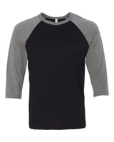 BELLA + CANVAS® Three-Quarter Crewneck Baseball T-Shirt