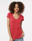 Tultex® Women's Poly-Rich V-Neck Short Sleeve T-Shirt
