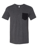 BELLA + CANVAS® Jersey Pocket Crewneck Short Sleeve Tee - 3021
