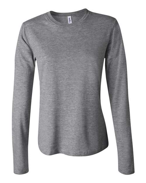 BELLA + CANVAS® Women Jersey Crewneck Long Sleeve T-Shirt