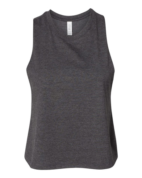 BELLA + CANVAS® Women's Racerback Crew Neck Crop Tank - 6682