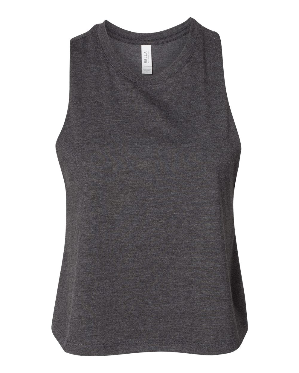 BELLA + CANVAS® Women's Racerback Crew Neck Crop Tank Top