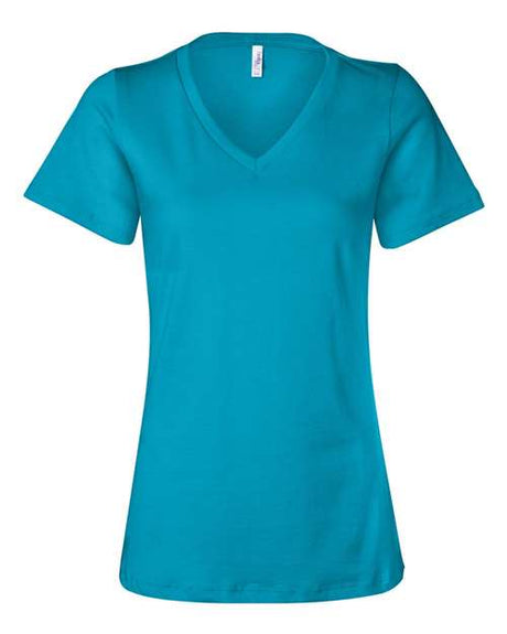 BELLA + CANVAS® Women Relaxed Jersey V Neck Short Sleeve T-Shirt