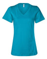 BELLA + CANVAS® Women Relaxed Jersey V Neck Short Sleeve T-Shirt