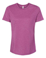 BELLA + CANVAS® Women’s Relaxed Fit Short Sleeve Heather CVC Tee