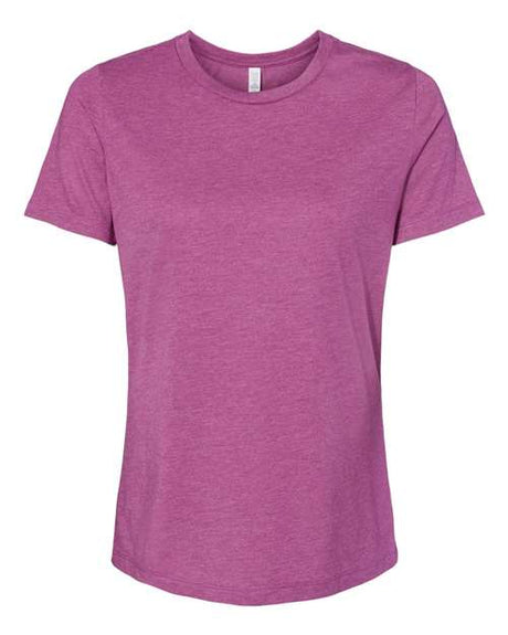BELLA + CANVAS® Women’s Relaxed Fit Short Sleeve Heather CVC Tee