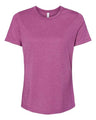 BELLA + CANVAS® Women’s Relaxed Fit Short Sleeve Heather CVC Tee