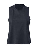 BELLA + CANVAS® Women's Racerback Crew Neck Crop Tank Top