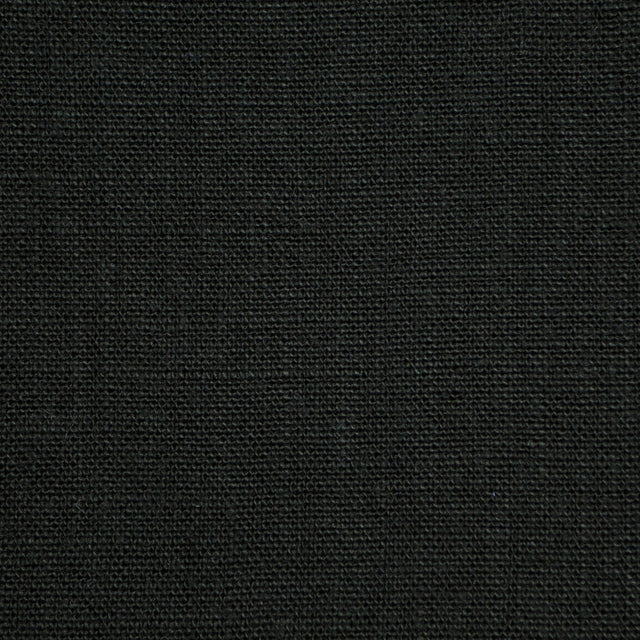 P Kaufmann Don Giovanni Linen Fabric - Black Graphite, 54" Width (By The Yard)