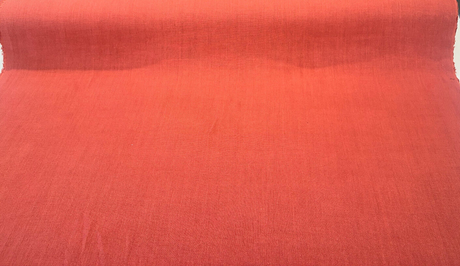 Don Giovanni Linen Fabric - Sumac, Upholstery Drapery, 54" Width (1 Yard)