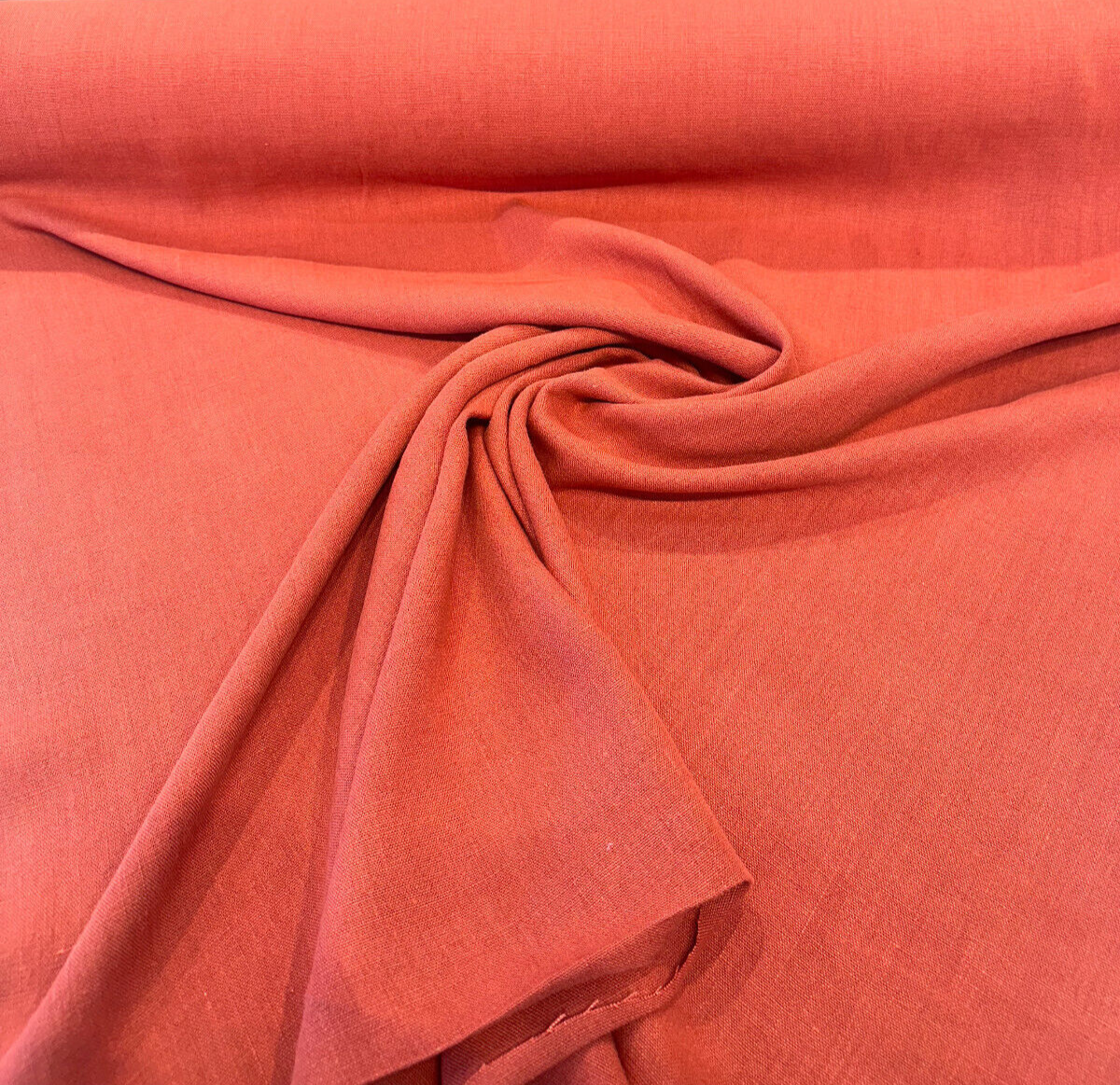 Don Giovanni Linen Fabric - Sumac, Upholstery Drapery, 54" Width (1 Yard)