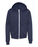 Image 1: Youth Sponge Fleece Full-Zip HoodieImage 2: Soft fleece full zip hoodie for youthImage 3: Comfortable kids zip sweatshirt designImage 4: Blank youth hoodie for custom printingImage 5: Lightweight fleece children's apparelImage 6: Premium youth casual hoodie