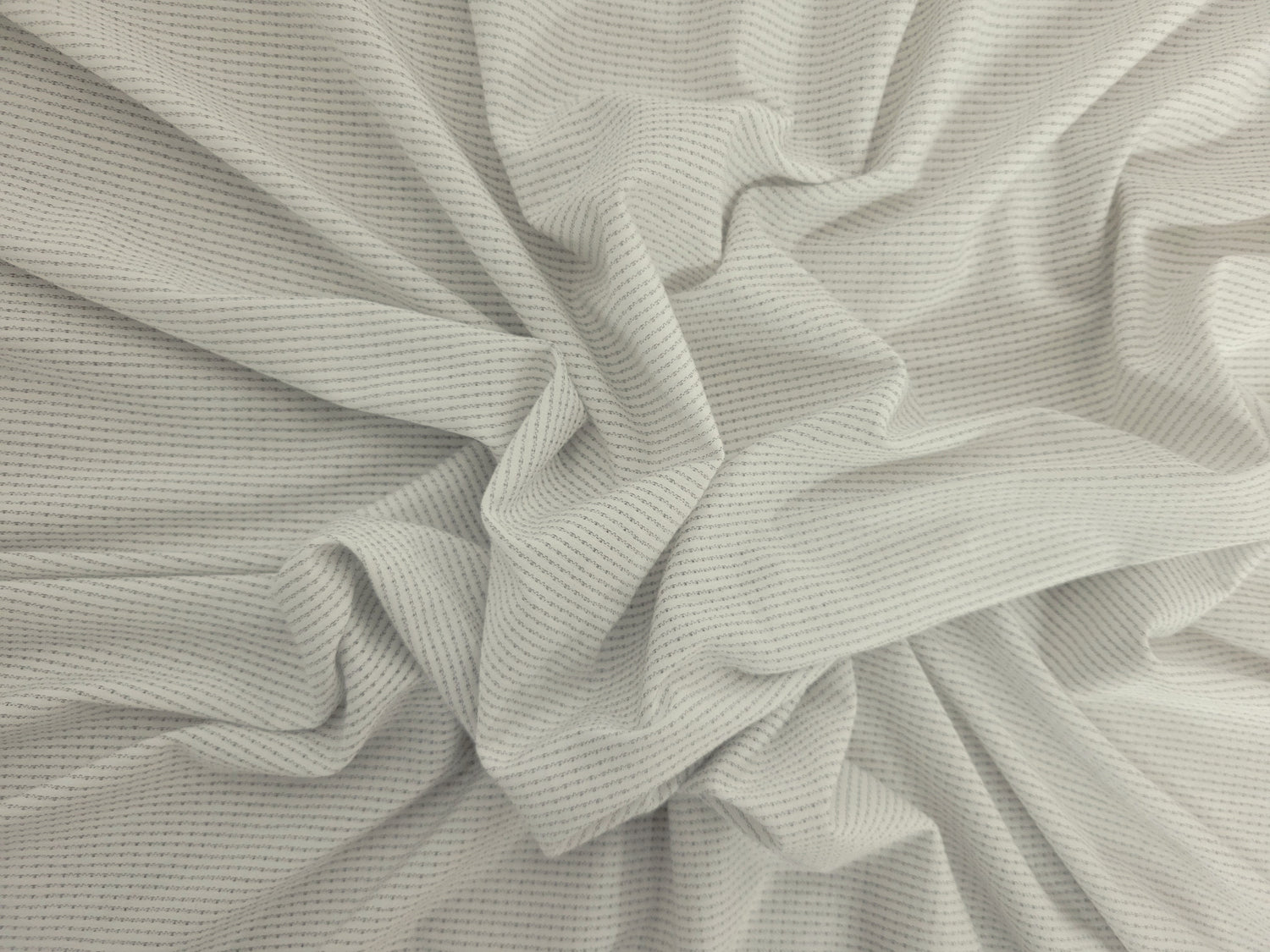 Micro Modal Spandex Mesh Jersey Knit White