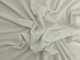 Micro Modal Spandex Mesh Jersey Knit White