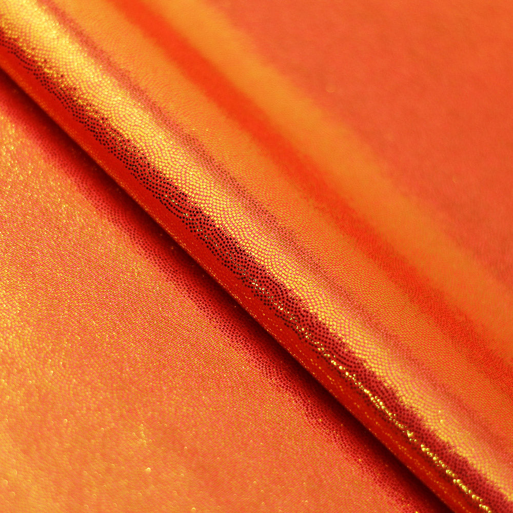 Matrix Foil Nylon Spandex Fabric - Assorted Colors Hologram Solid, 57/58" Width (1 Yard)