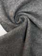 Wool Knitted Melange Gray Fabric