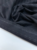 Wool Jacquard Striped Fabric