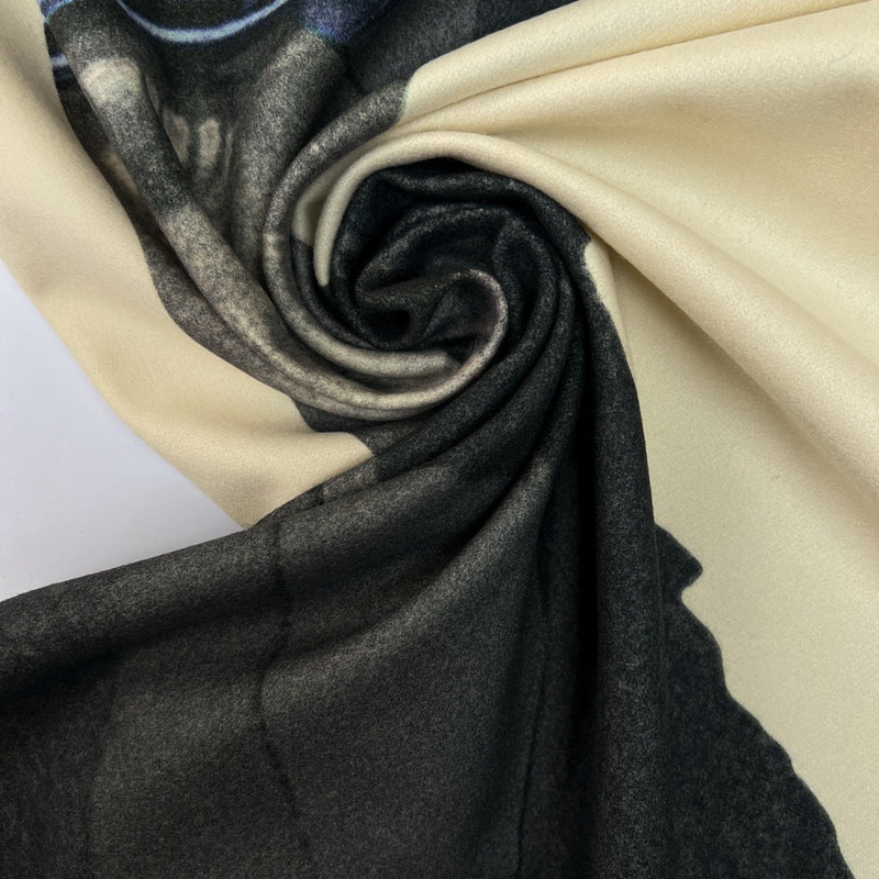Printed Wool Wool Fabric