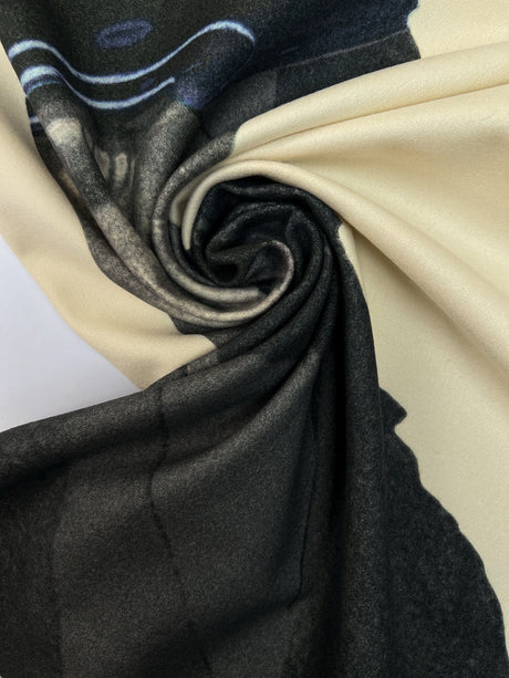 Printed Wool Wool Fabric